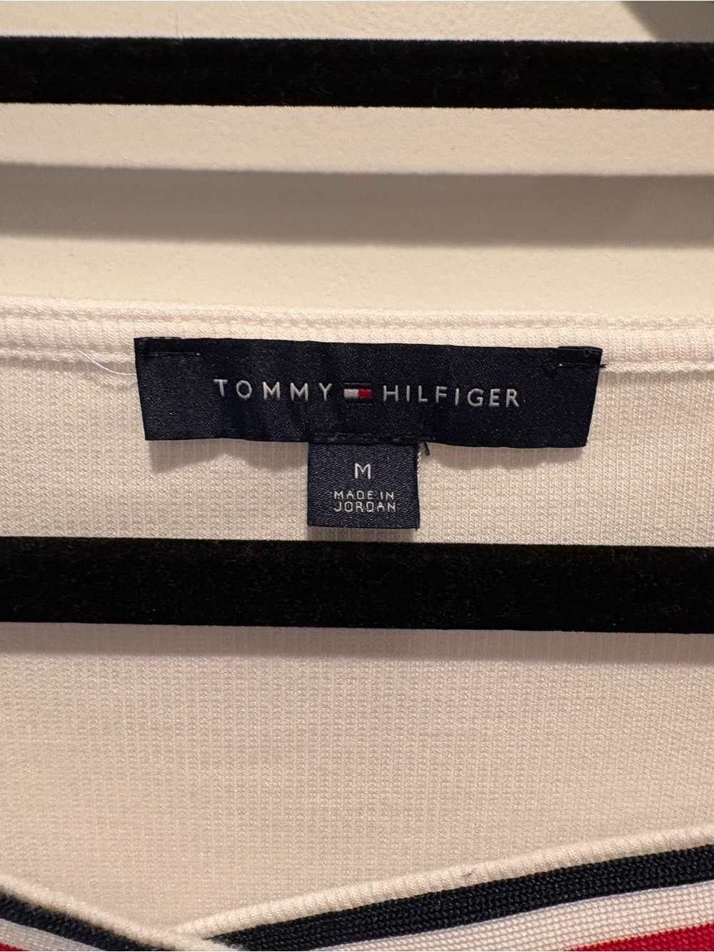 Tommy Hilfiger 3/4 Sleeve Ribbed V-Neck Tee - Picture 5 of 8